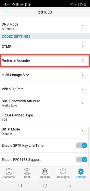 Image: Preferred vocoder